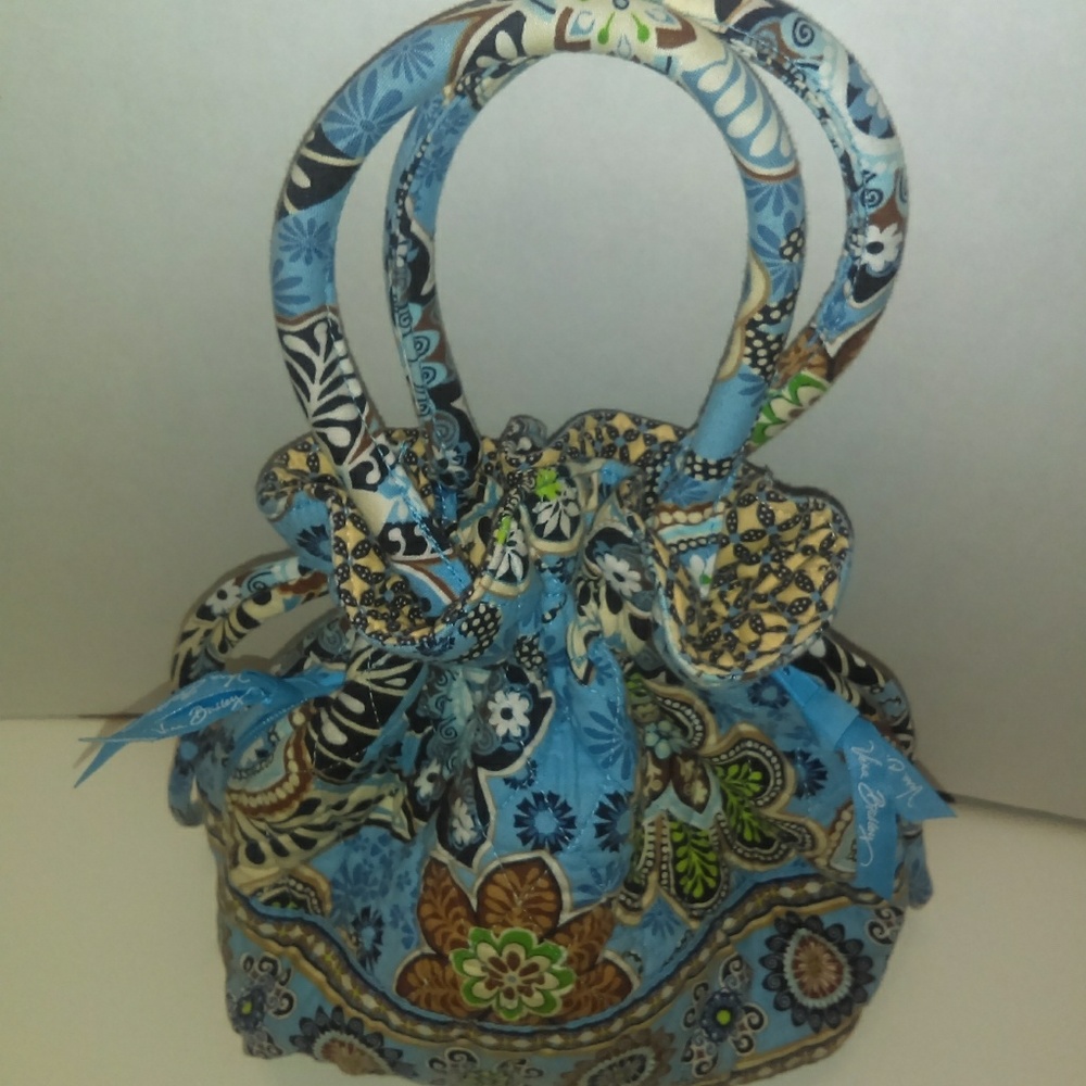 Vera Bradley Emma drawstring bag Bali Blue